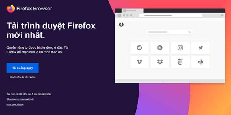 Cách Tải Trình Duyệt Firefox Cho Máy Tính